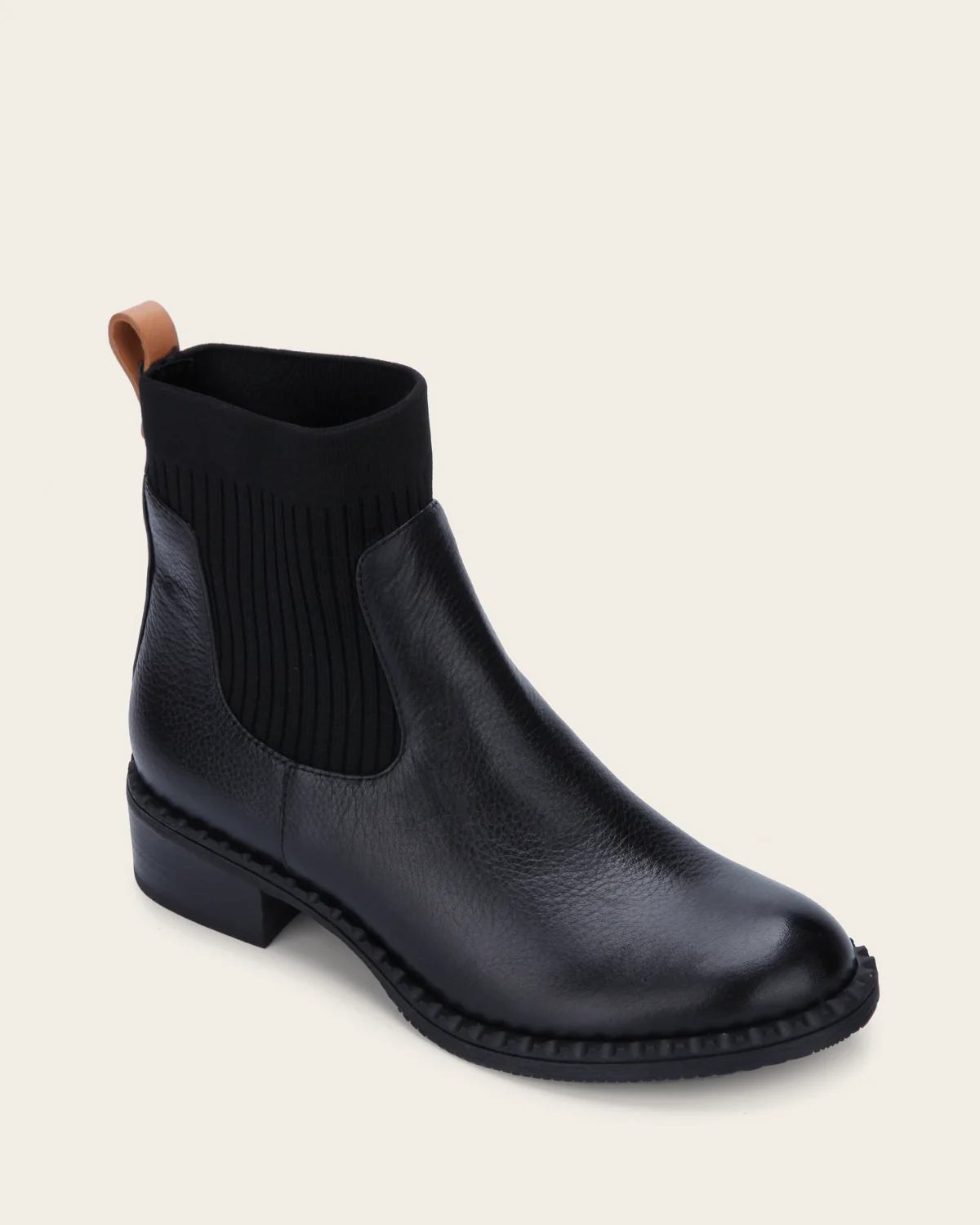 GENTLE SOULS - Best Chelsea Leather Sock Bootie - Image 2