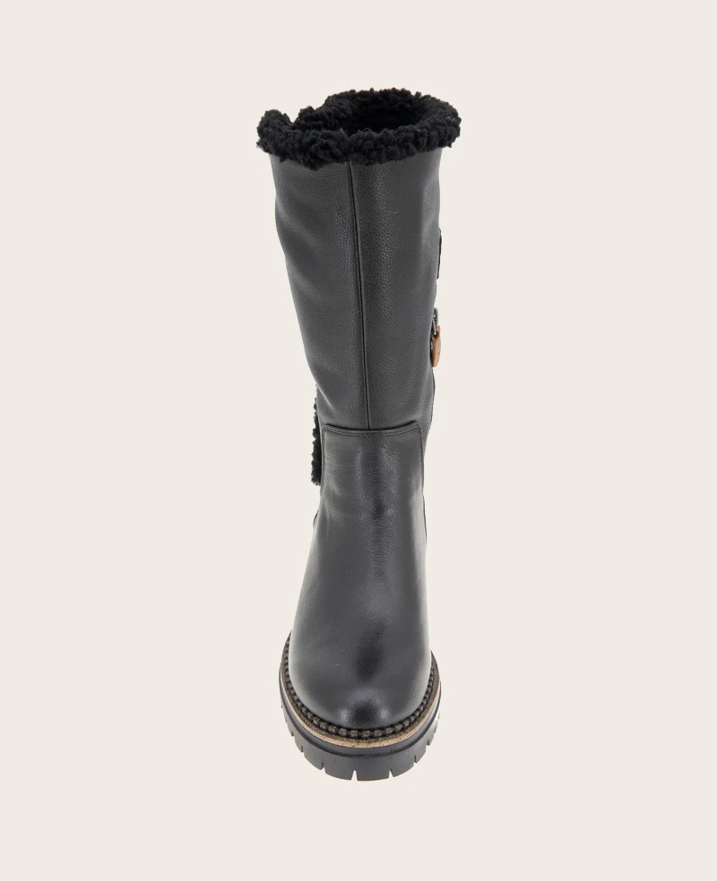 GENTLE SOULS - Bradford Leather Sherpa Lined Boot - Image 6