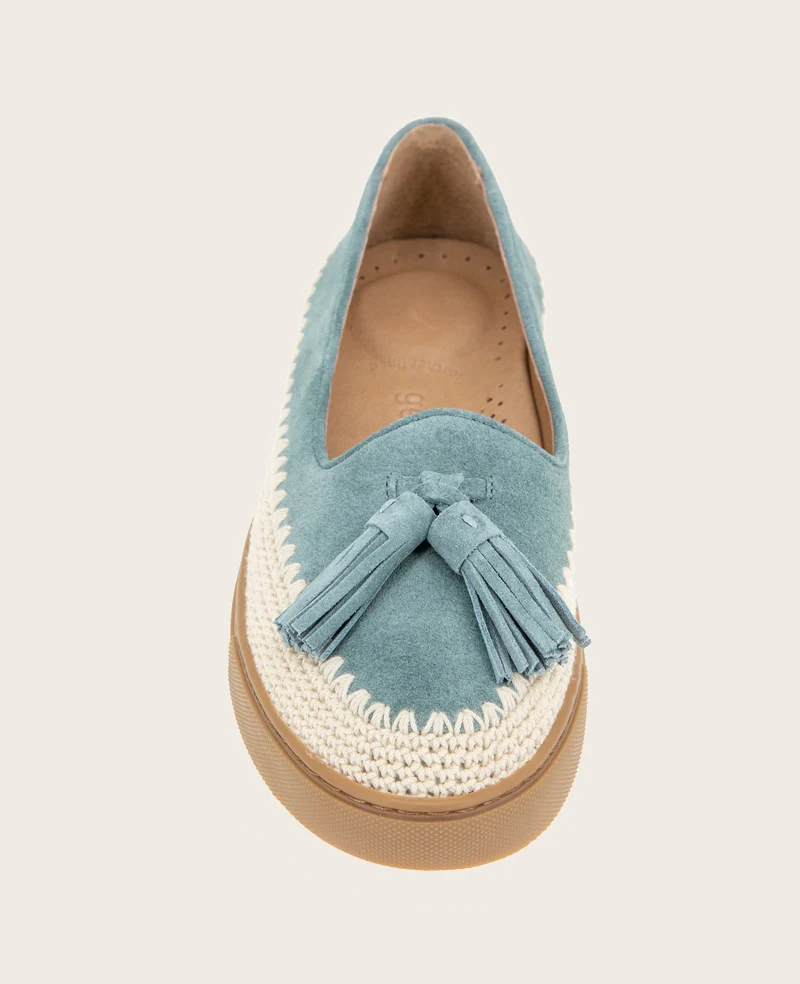 GENTLE SOULS - Citrus Tassel Suede Platform Slip On - Image 3