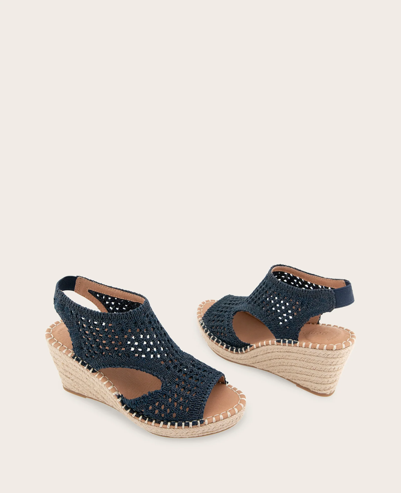 GENTLE SOULS - Cody Knit Espadrille Wedge - Image 2
