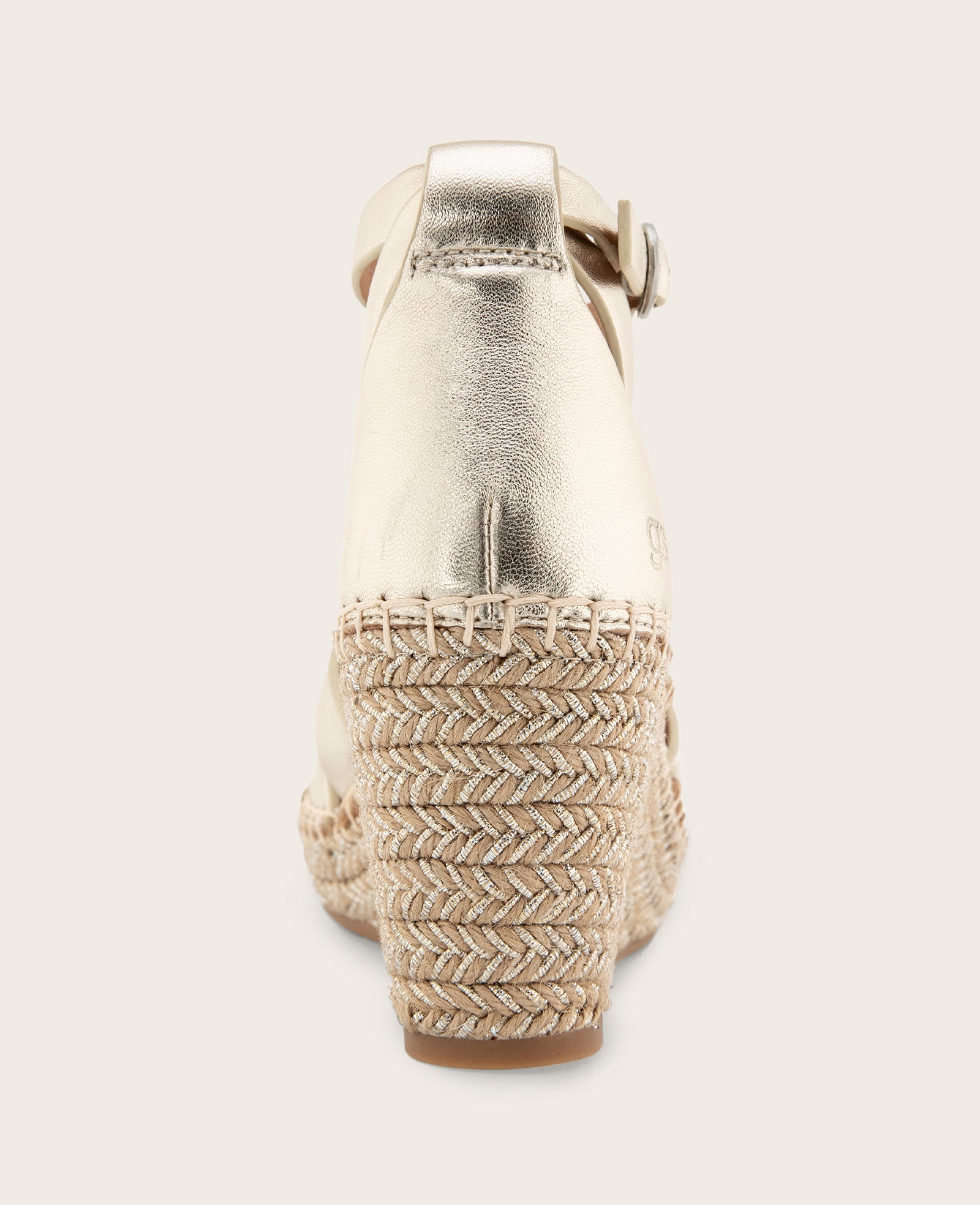 GENTLE SOULS - Coolie Metallic Espadrille Wedge - Image 4
