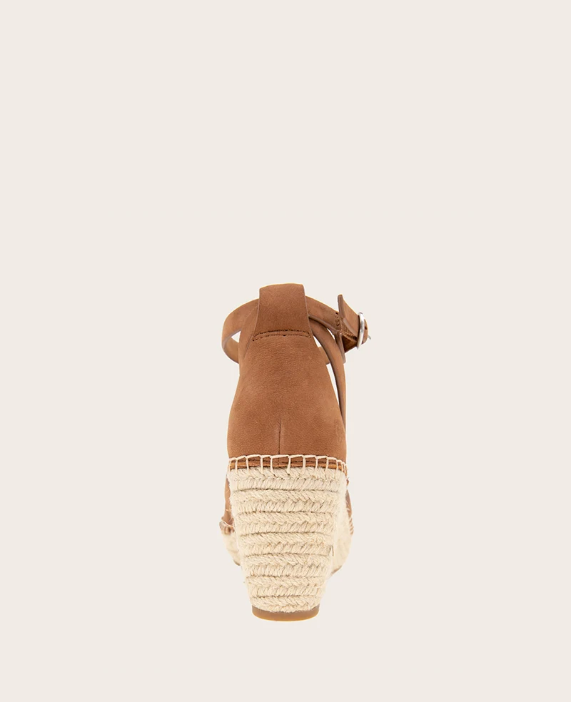 GENTLE SOULS - Coolie Nubuck Espadrille Wedge - Image 3