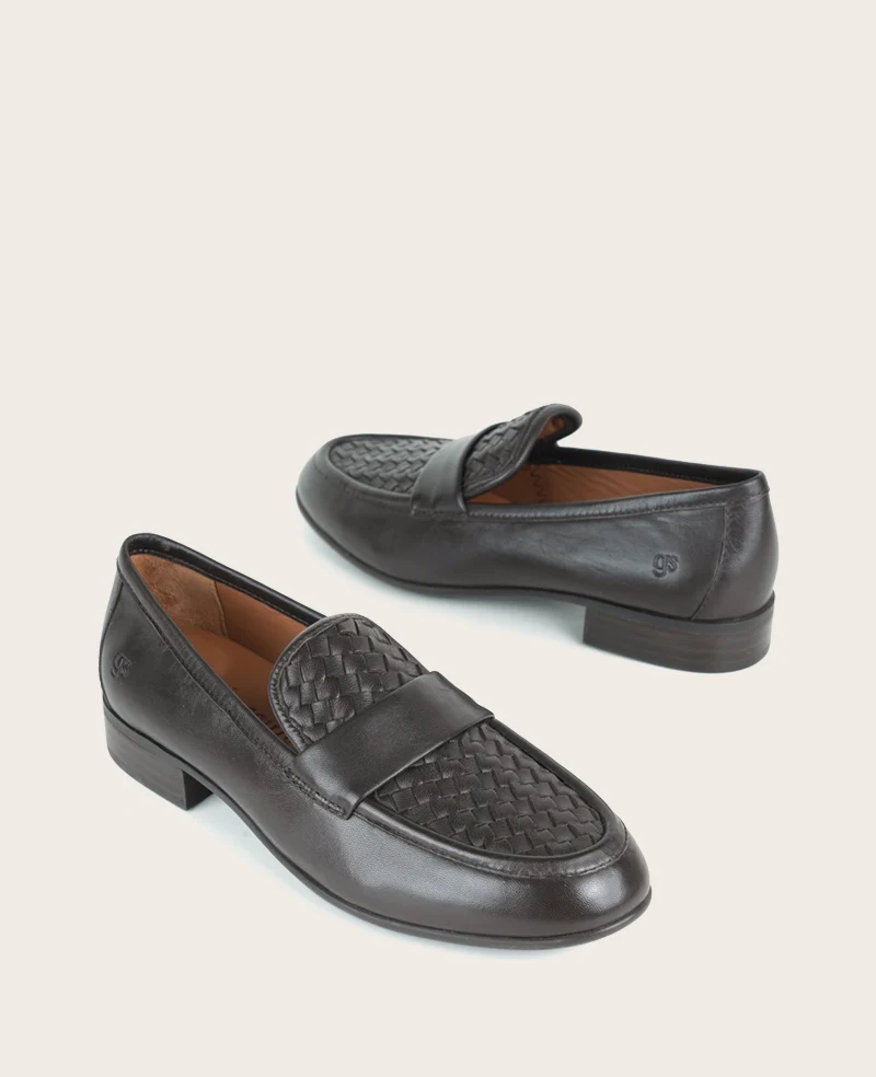 GENTLE SOULS - Crew Woven Leather Loafer - Image 2