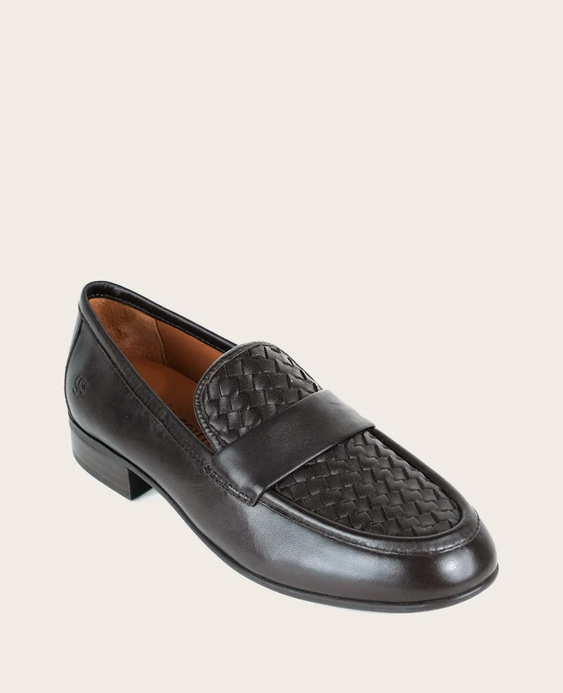 GENTLE SOULS - Crew Woven Leather Loafer - Image 4