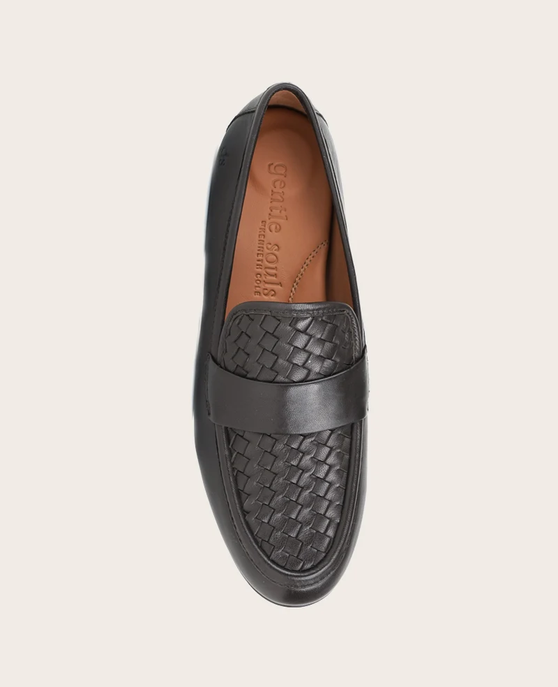 GENTLE SOULS - Crew Woven Leather Loafer - Image 5