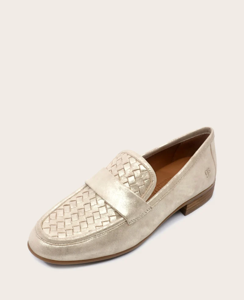 GENTLE SOULS - Crew Woven Metallic Loafer - Image 5