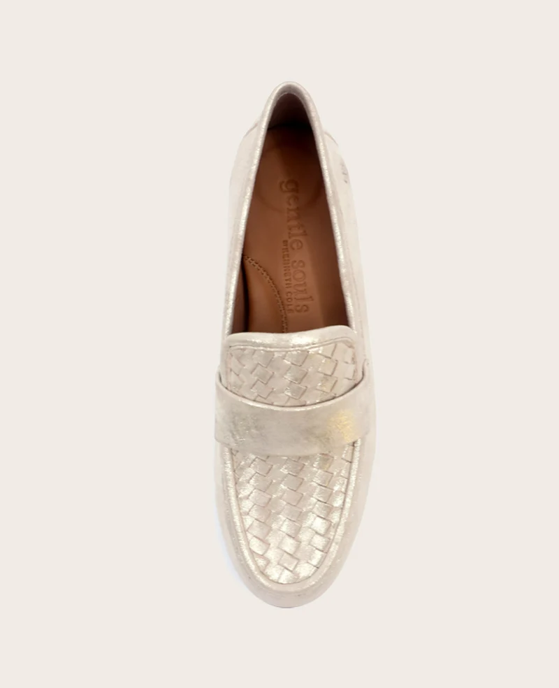 GENTLE SOULS - Crew Woven Metallic Loafer - Image 6