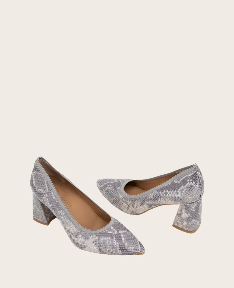 GENTLE SOULS - Dionne Snakeskin Leather Heel - Image 2