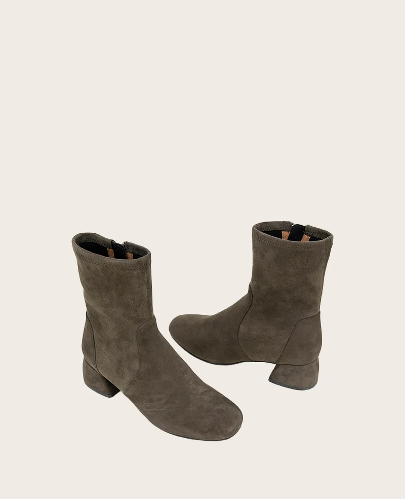 GENTLE SOULS - Emily Suede Side Zip Boot - Image 2