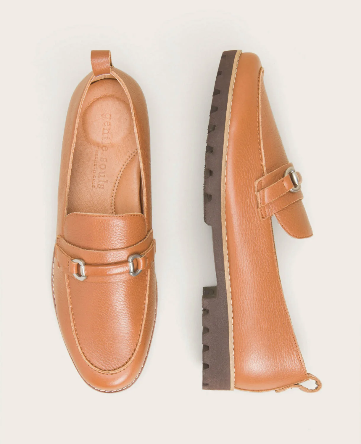 GENTLE SOULS - Eugene Leather Lug Bit Loafer - Image 4