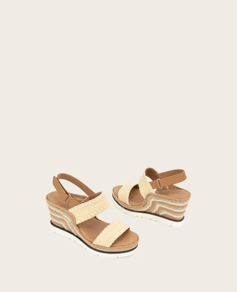GENTLE SOULS - Evora Textile Espadrille Wedge - Image 2