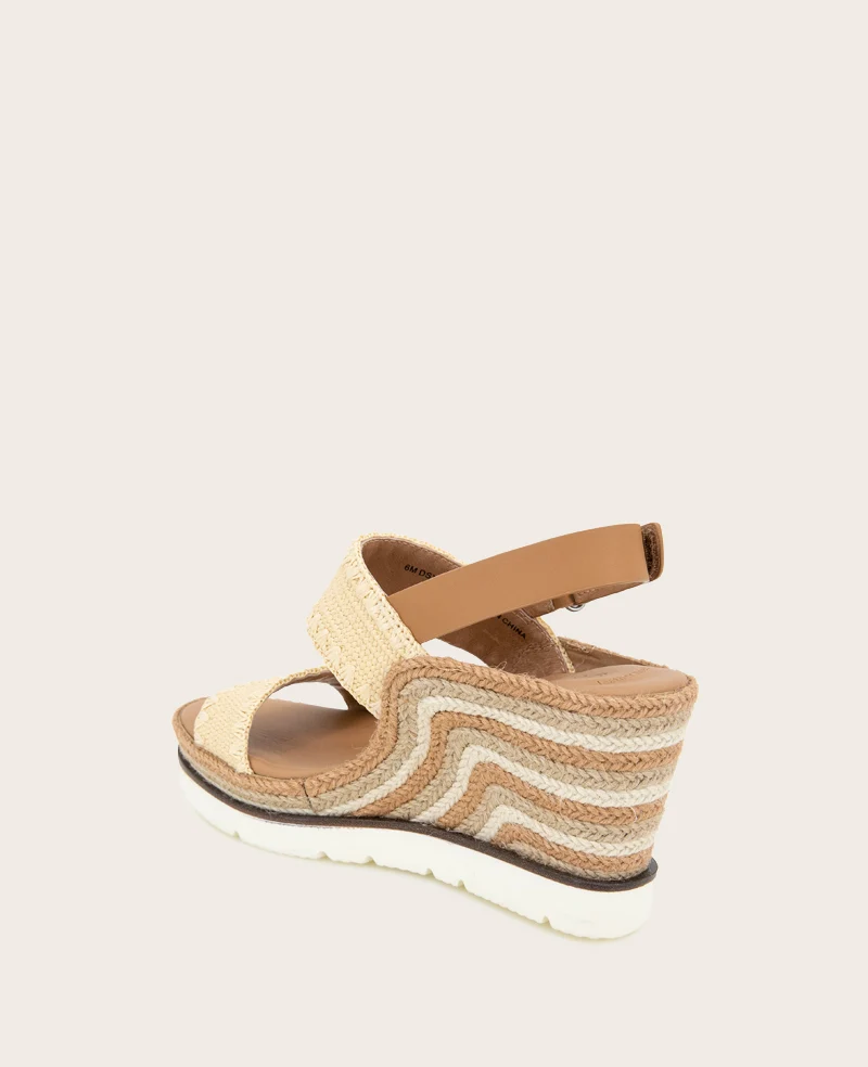 GENTLE SOULS - Evora Textile Espadrille Wedge - Image 3