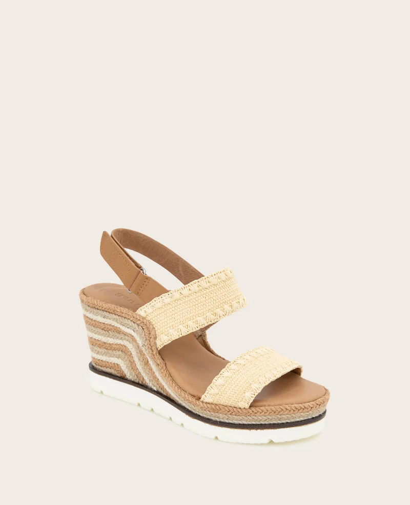 GENTLE SOULS - Evora Textile Espadrille Wedge - Image 4