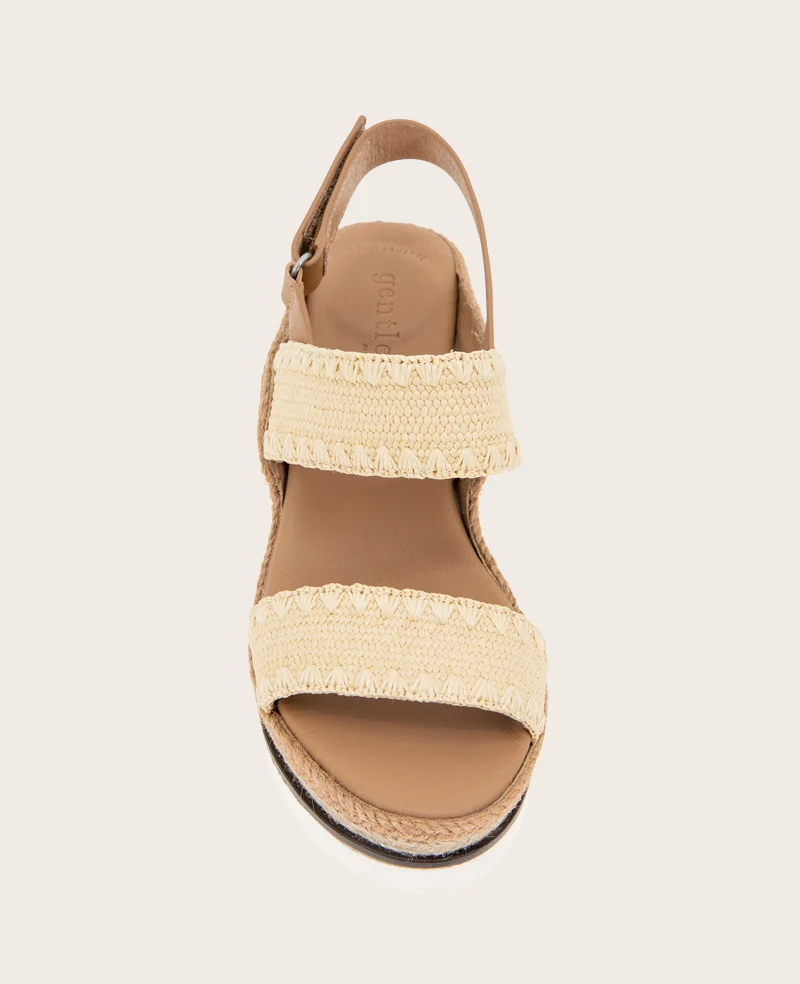 GENTLE SOULS - Evora Textile Espadrille Wedge - Image 5