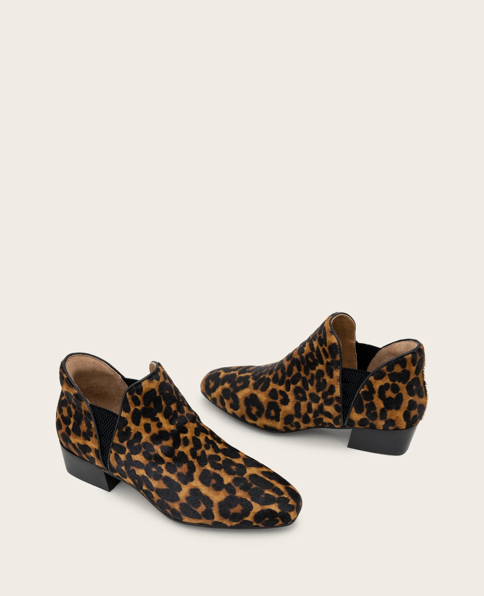 GENTLE SOULS - Fran Leopard Calf Hair Bootie - Image 2