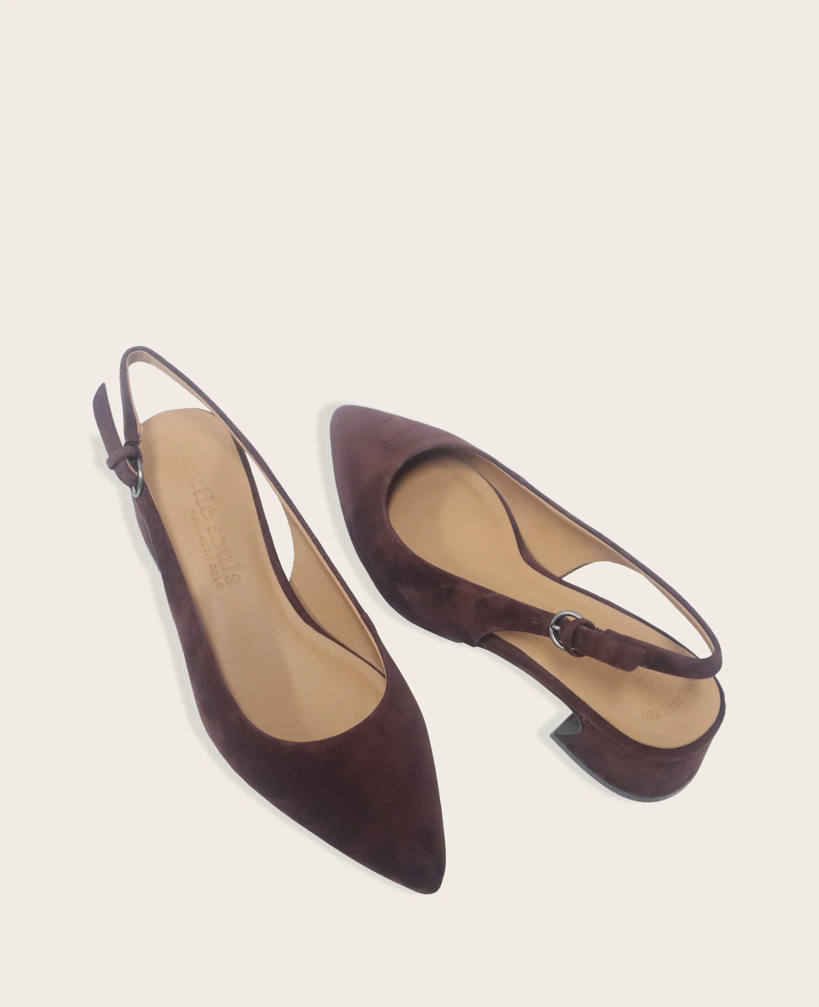 GENTLE SOULS - Georgia Suede Slingback Heel - Image 2