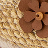 GENTLE SOULS - Gibson Raffia Floral Ankle Strap Wedge Sandal - Image 7