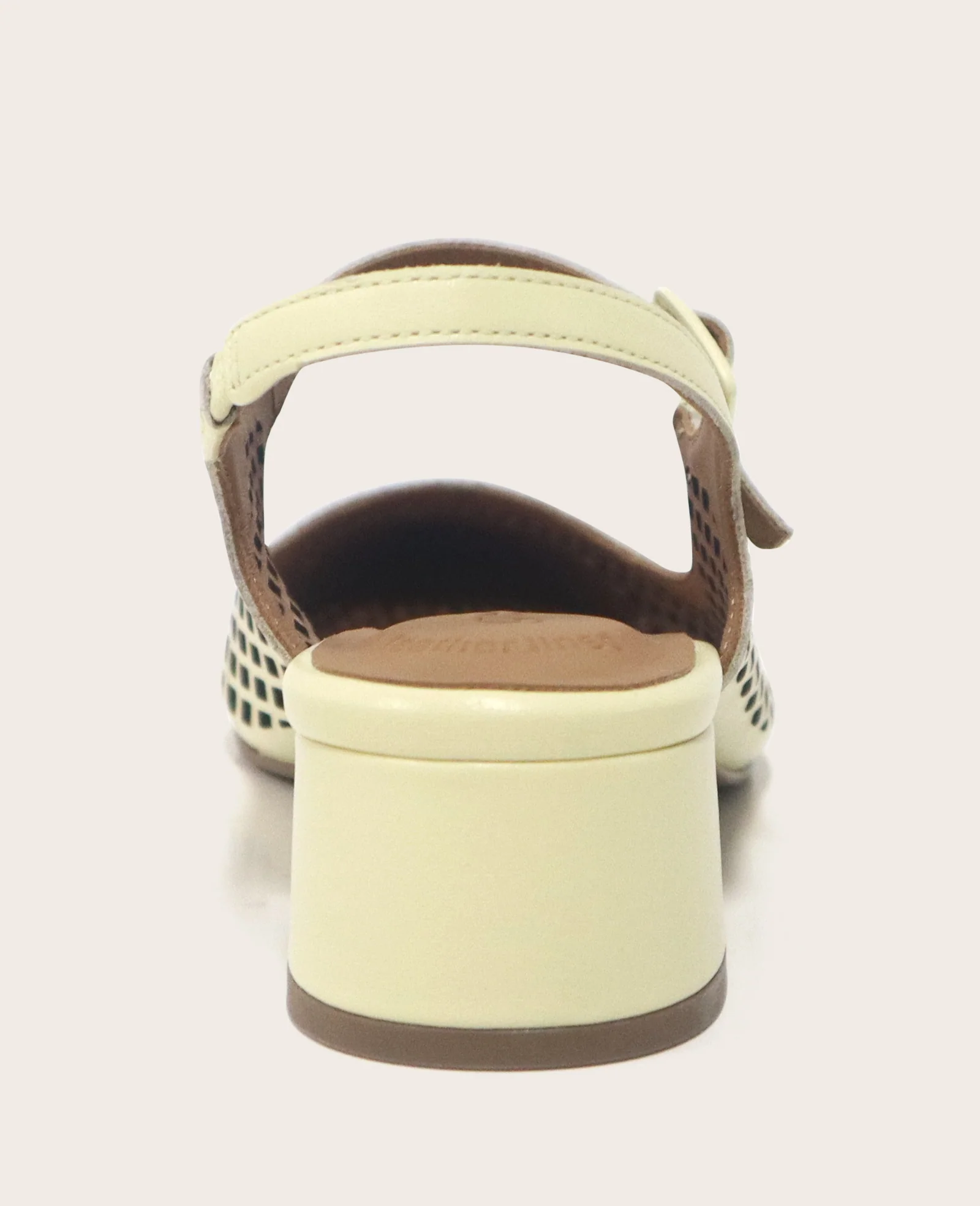 GENTLE SOULS - Gladys Leather Perforated Slingback Heel - Image 4