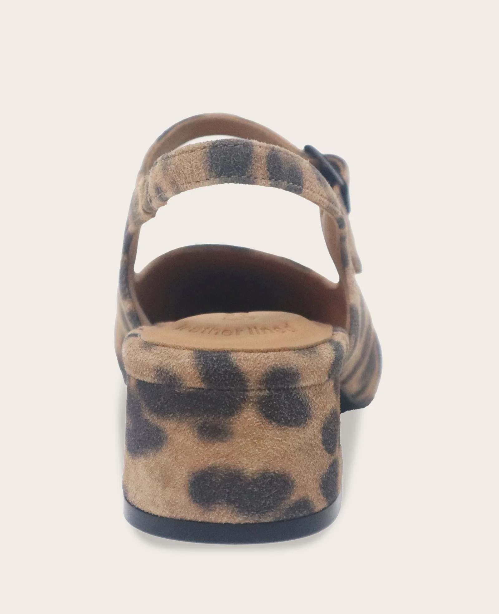 GENTLE SOULS - Gladys Leopard Suede Ankle Strap Slingback - Image 4