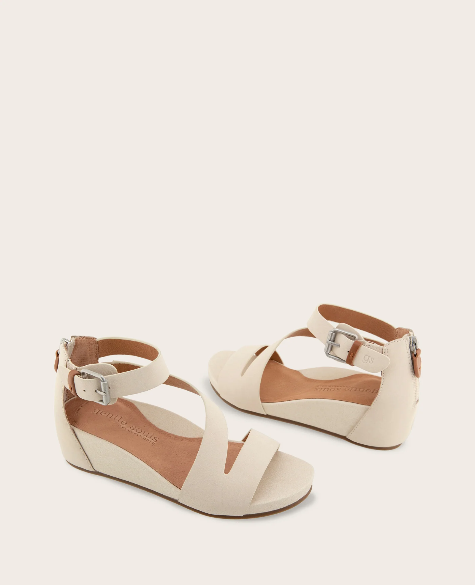 GENTLE SOULS - Gwen Nubuck Leather Wedge Sandal - Image 2