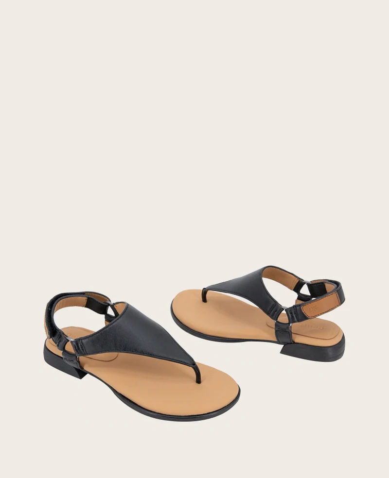 GENTLE SOULS - Holly Leather Ankle Strap Thong - Image 2