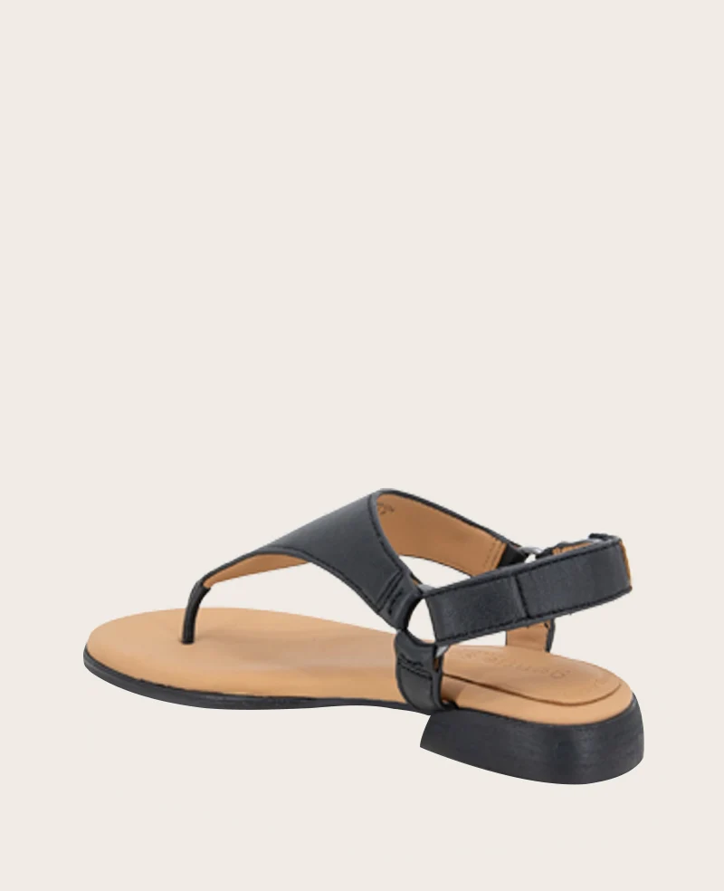 GENTLE SOULS - Holly Leather Ankle Strap Thong - Image 3