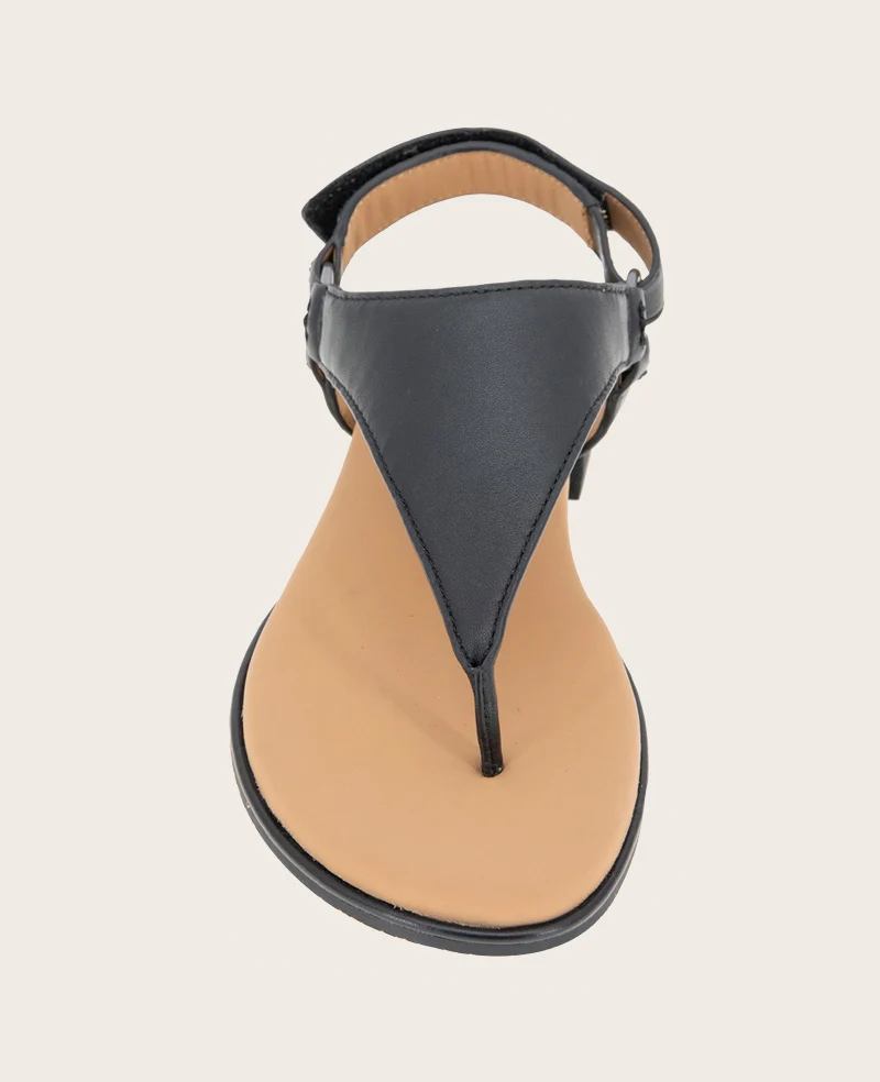GENTLE SOULS - Holly Leather Ankle Strap Thong - Image 4