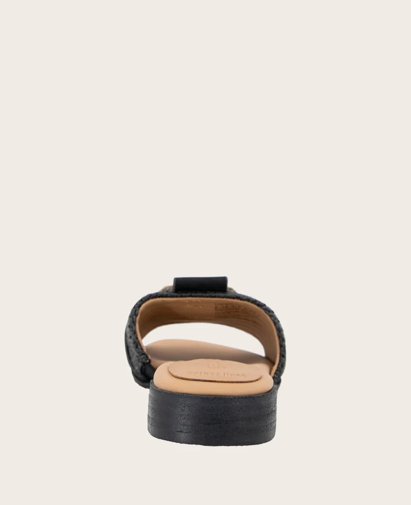 GENTLE SOULS - Hudson Raffia Slip On Sandal - Image 3