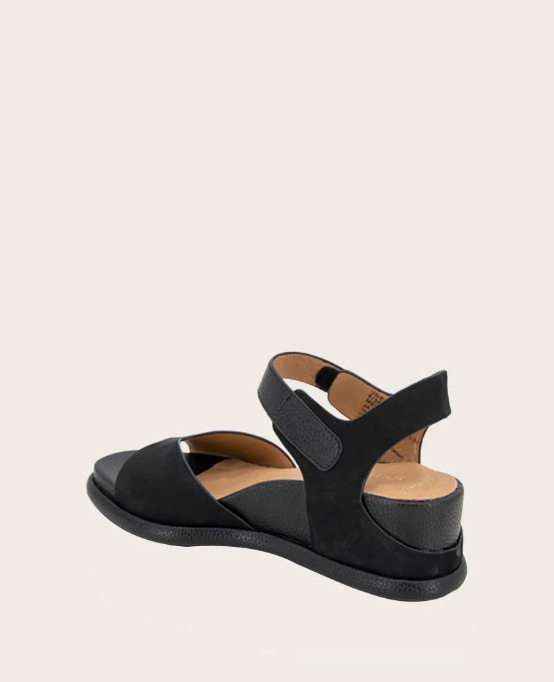 GENTLE SOULS - Jalleen Nubuck Ankle Strap Wedge - Image 3