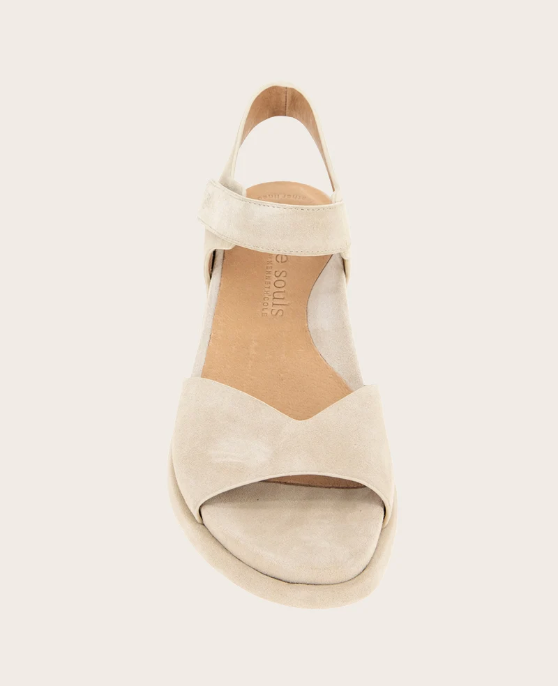 GENTLE SOULS - Jalleen Suede Ankle Strap Wedge - Image 4