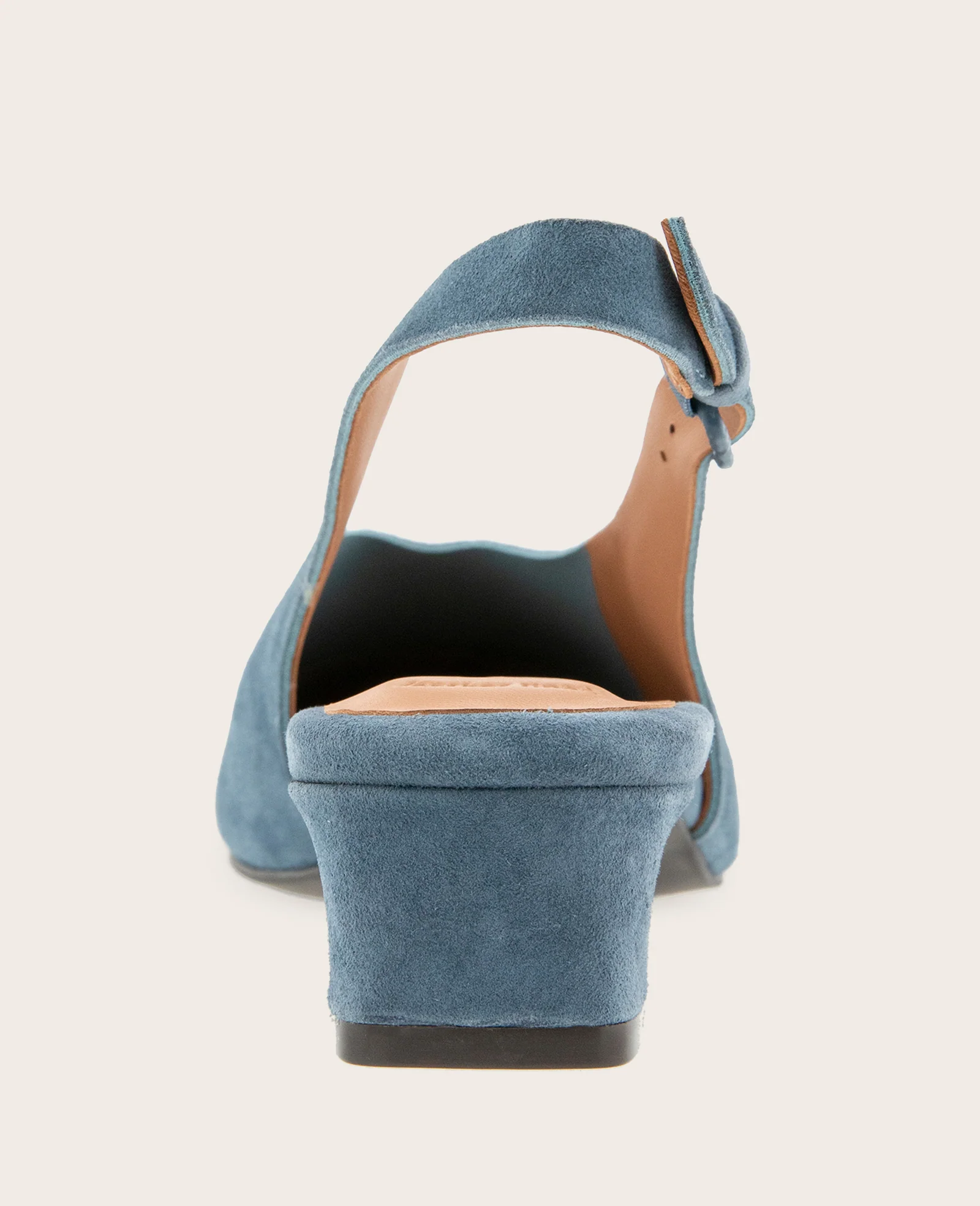 GENTLE SOULS - Kellis Stretch Suede Slingback Heel - Image 3
