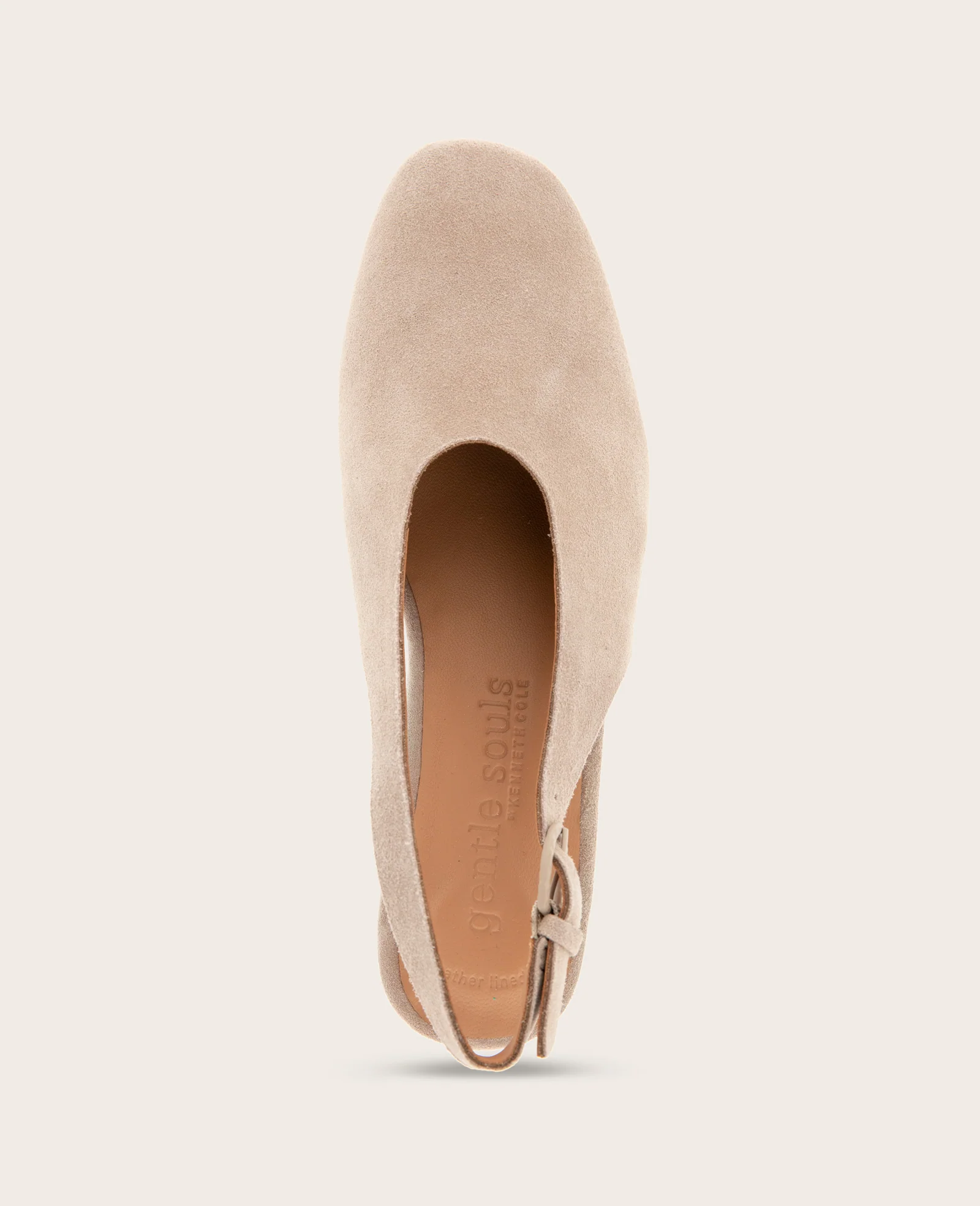 GENTLE SOULS - Kellis Stretch Suede Slingback Heel - Image 4