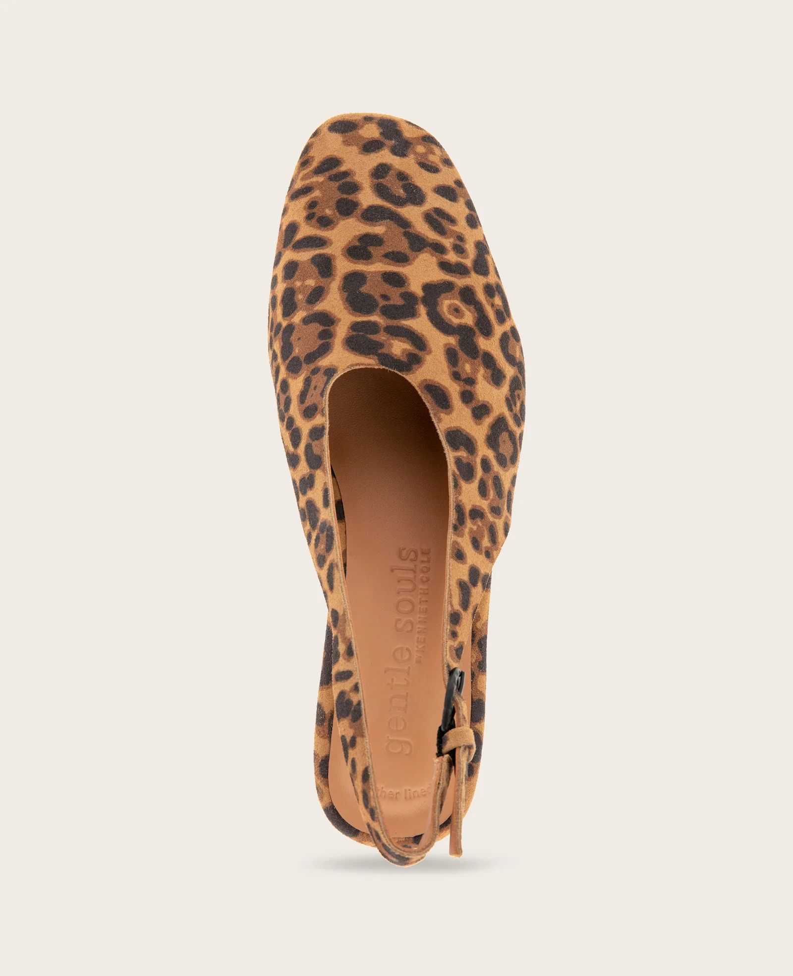GENTLE SOULS - Kellis Stretch Suede Slingback Heel - Image 4