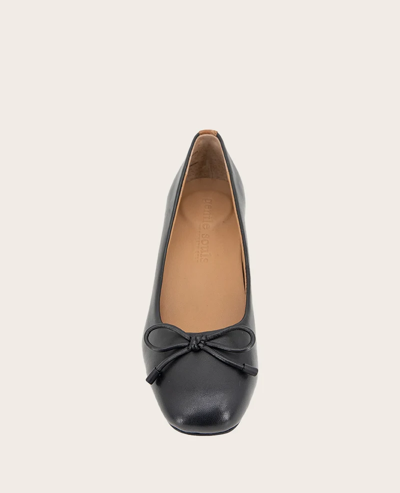GENTLE SOULS - Lancine Leather Bow Heel - Image 6