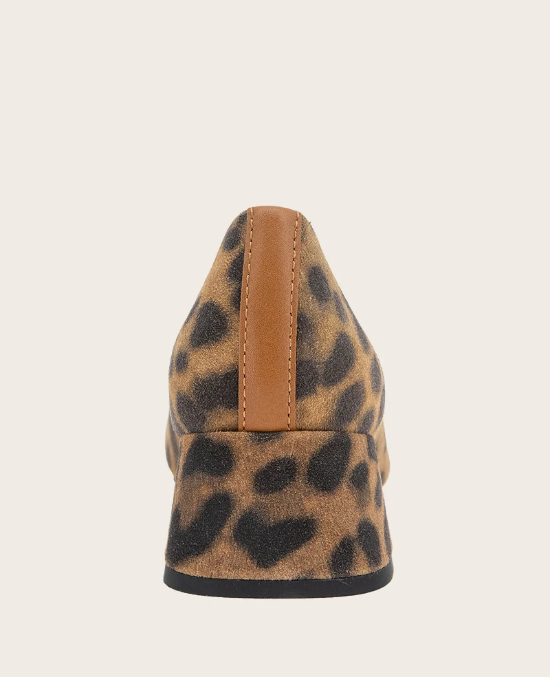 GENTLE SOULS - Lancine Suede Leopard Bow Heel - Image 3