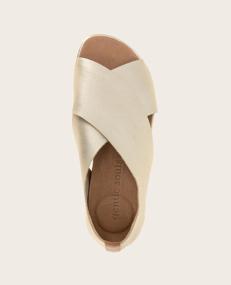 GENTLE SOULS - Laniey X-Band Leather Sandal - Image 5