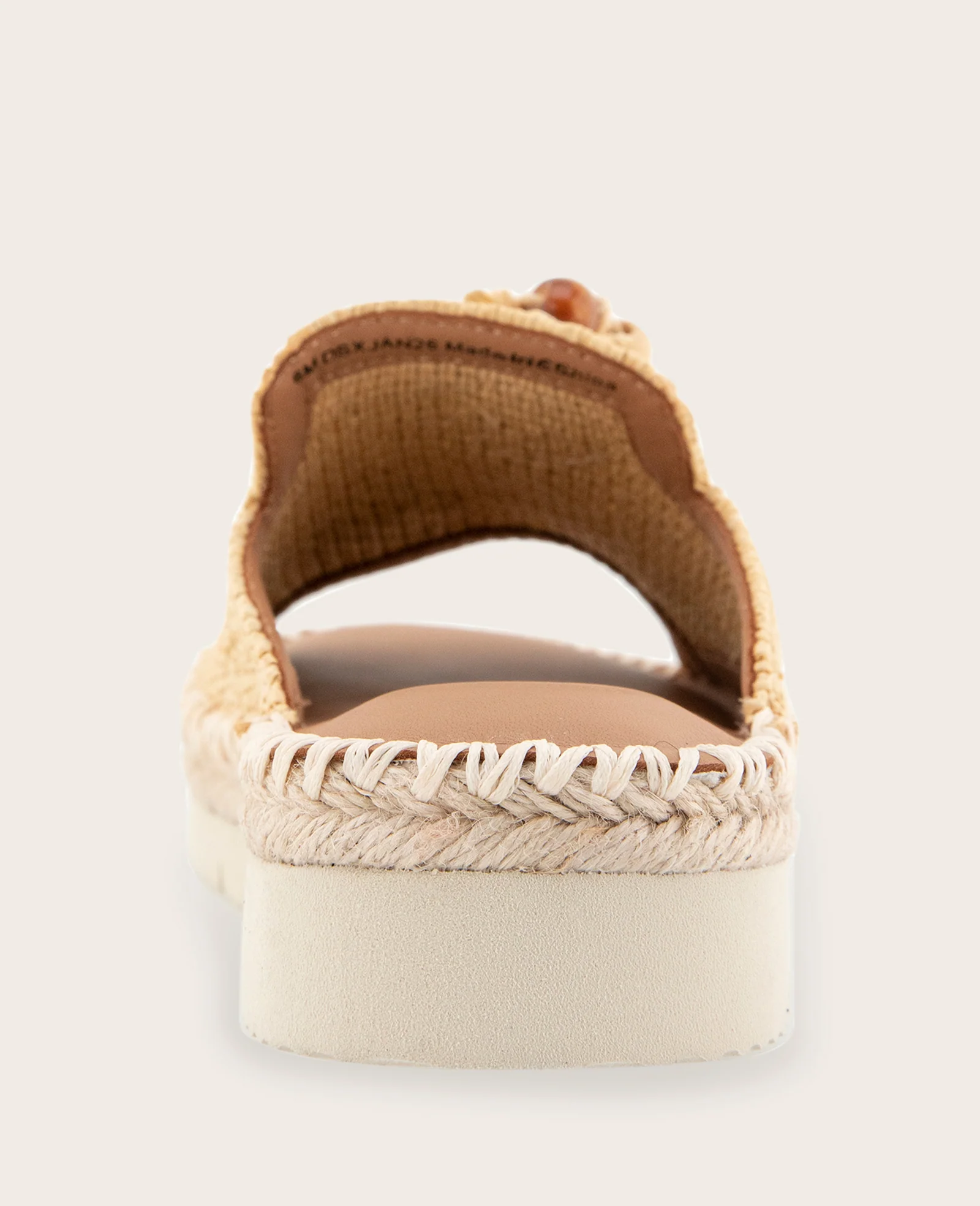 GENTLE SOULS - Leilani Flower Knit Platform Slip On Sandal - Image 4