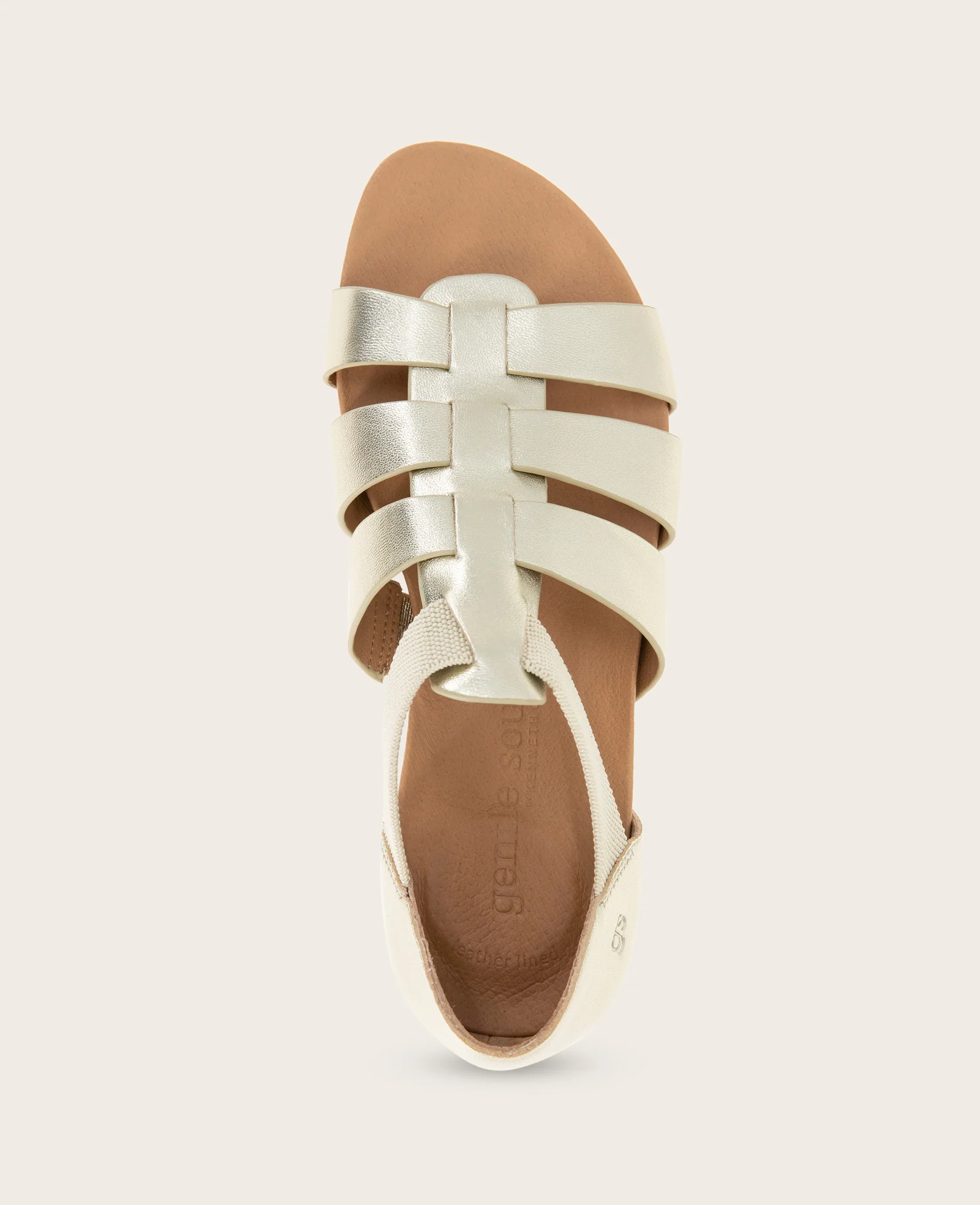 GENTLE SOULS - Lennon Metallic Fisherman Sandal - Image 4