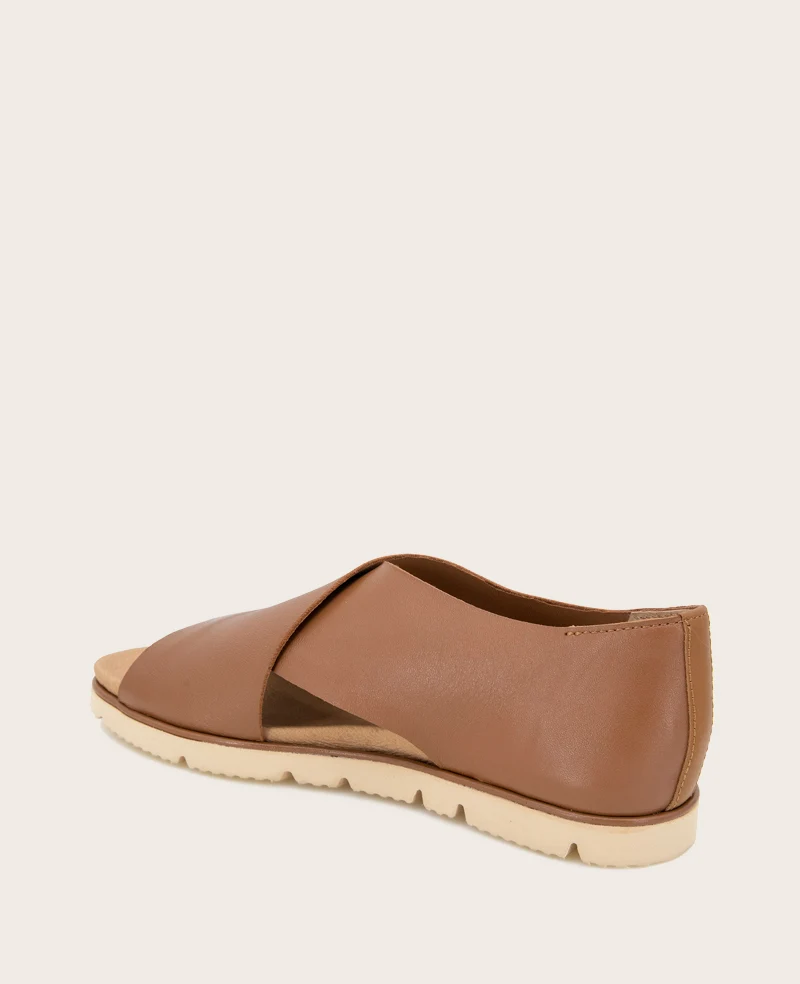GENTLE SOULS - Leslie X Band Leather Tread Sole Sandal - Image 4