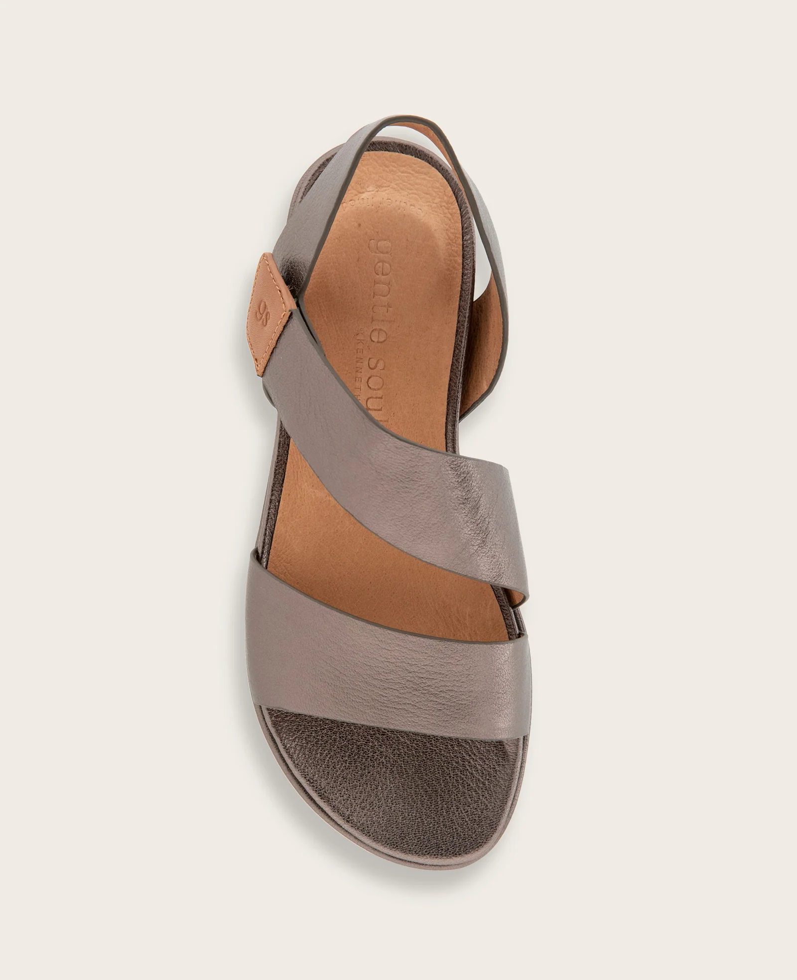 GENTLE SOULS - Lottie Metallic Band Sandal - Image 3