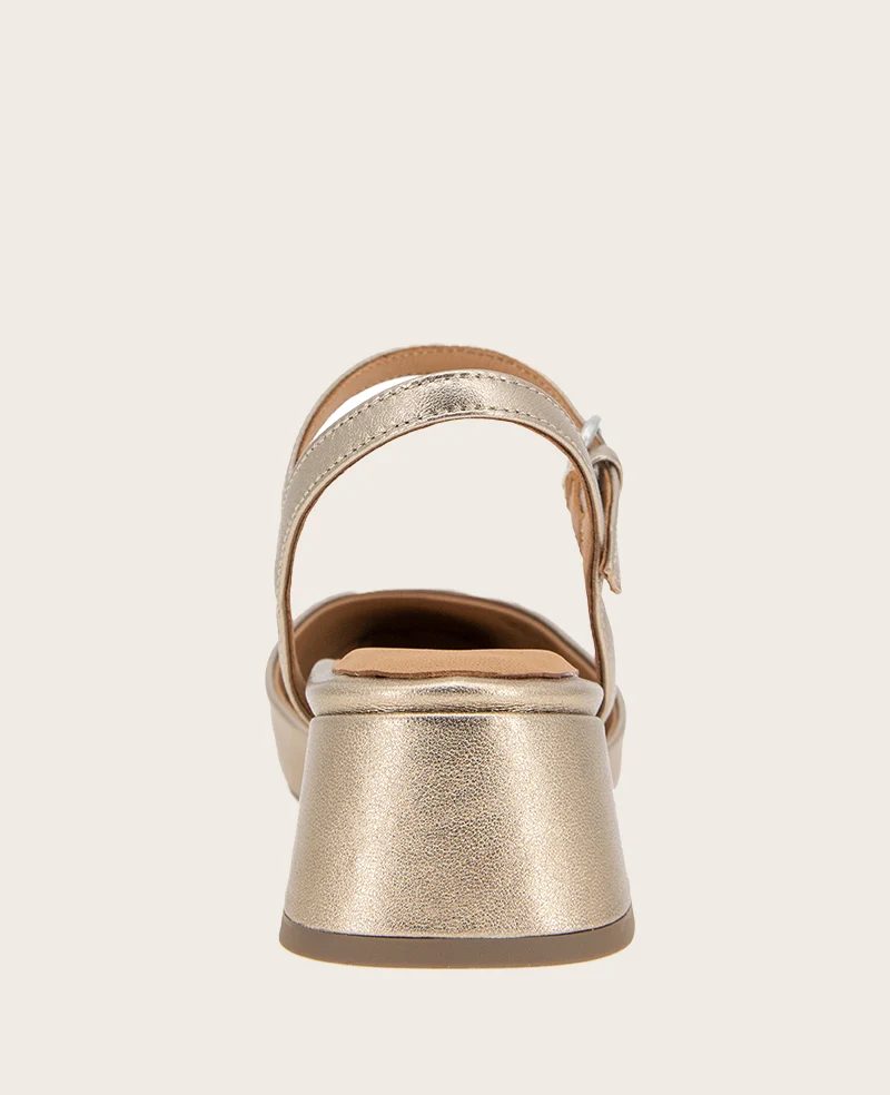 GENTLE SOULS - Lucinda Metallic Closed Toe Strap Sandal - Image 3
