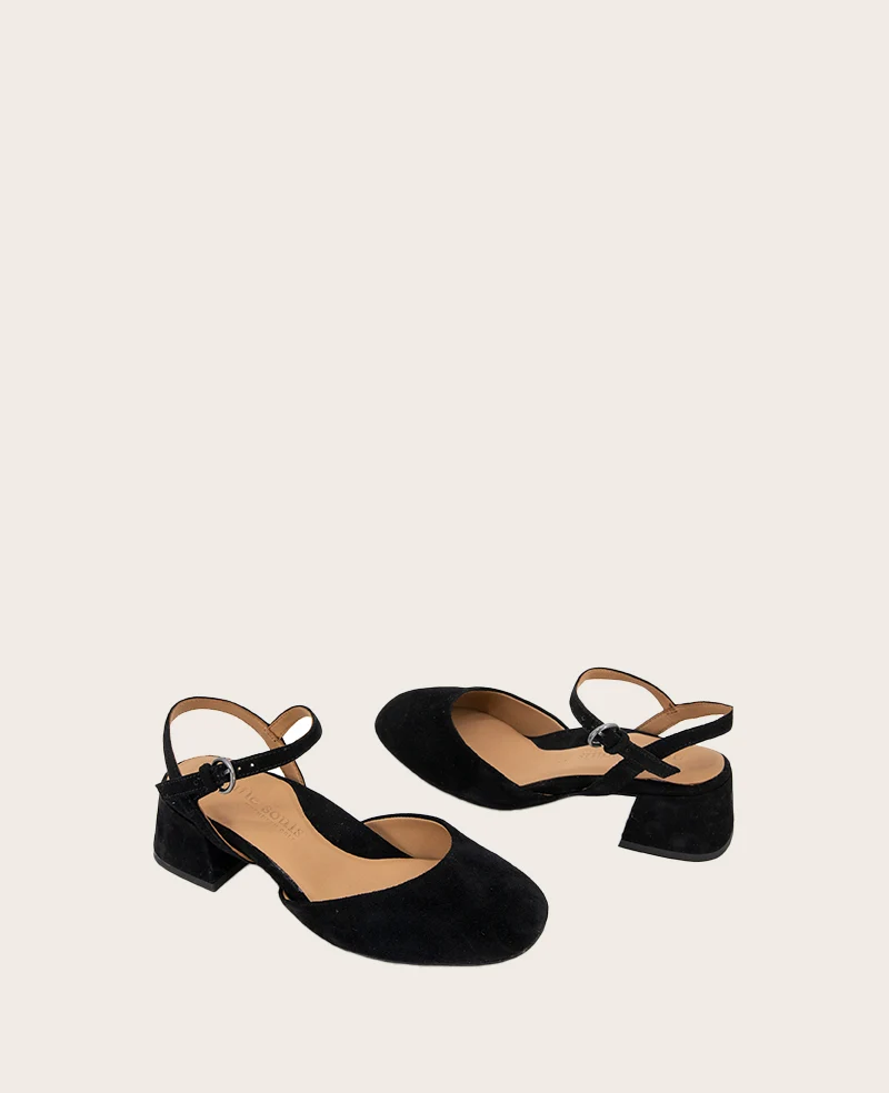 GENTLE SOULS - Lucinda Suede Closed Toe Strap Sandal - Image 2