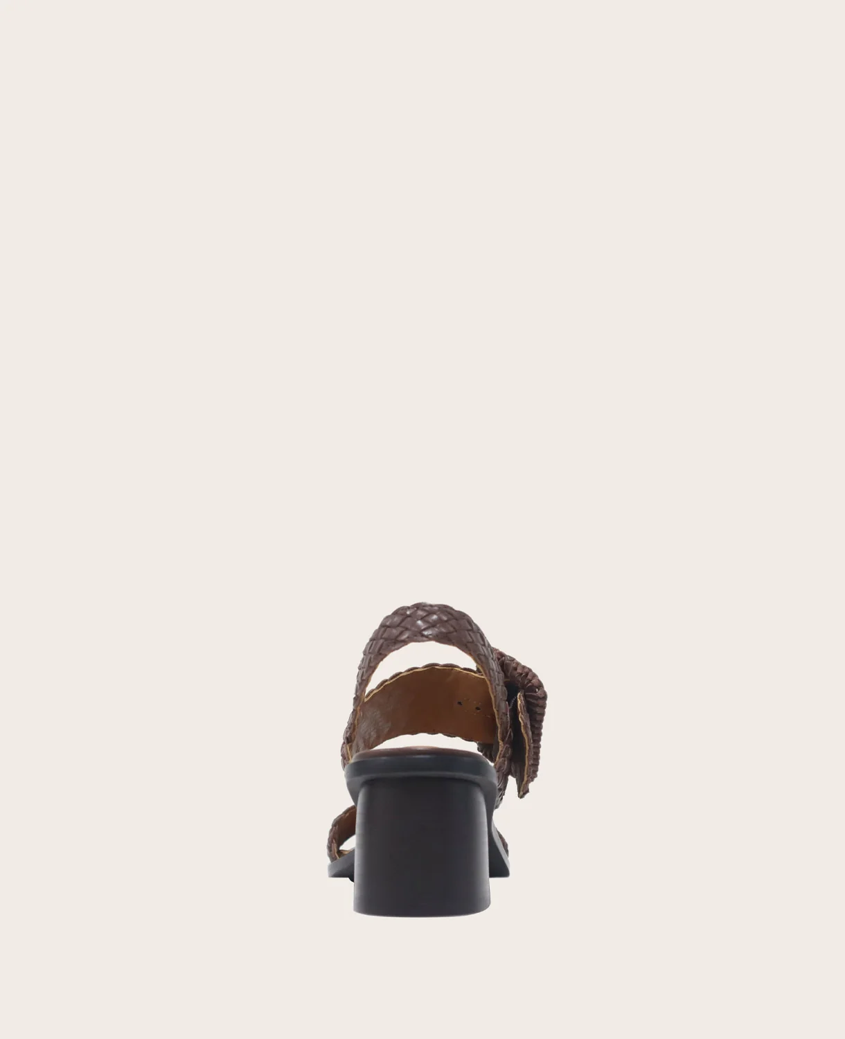 GENTLE SOULS - Madylyn Woven Leather Heel Sandal - Image 3