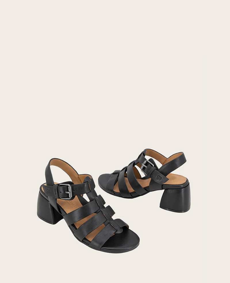 GENTLE SOULS - Margarite Leather Heel Sandal - Image 2