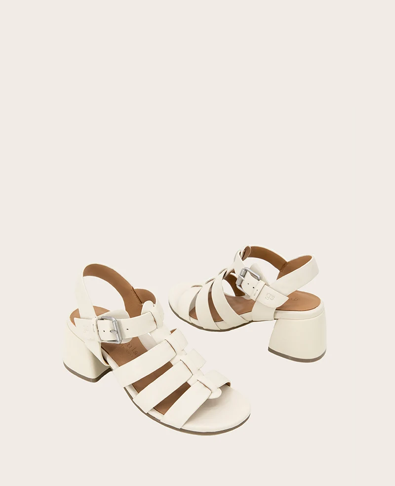 GENTLE SOULS - Margarite Leather Heel Sandal - Image 2