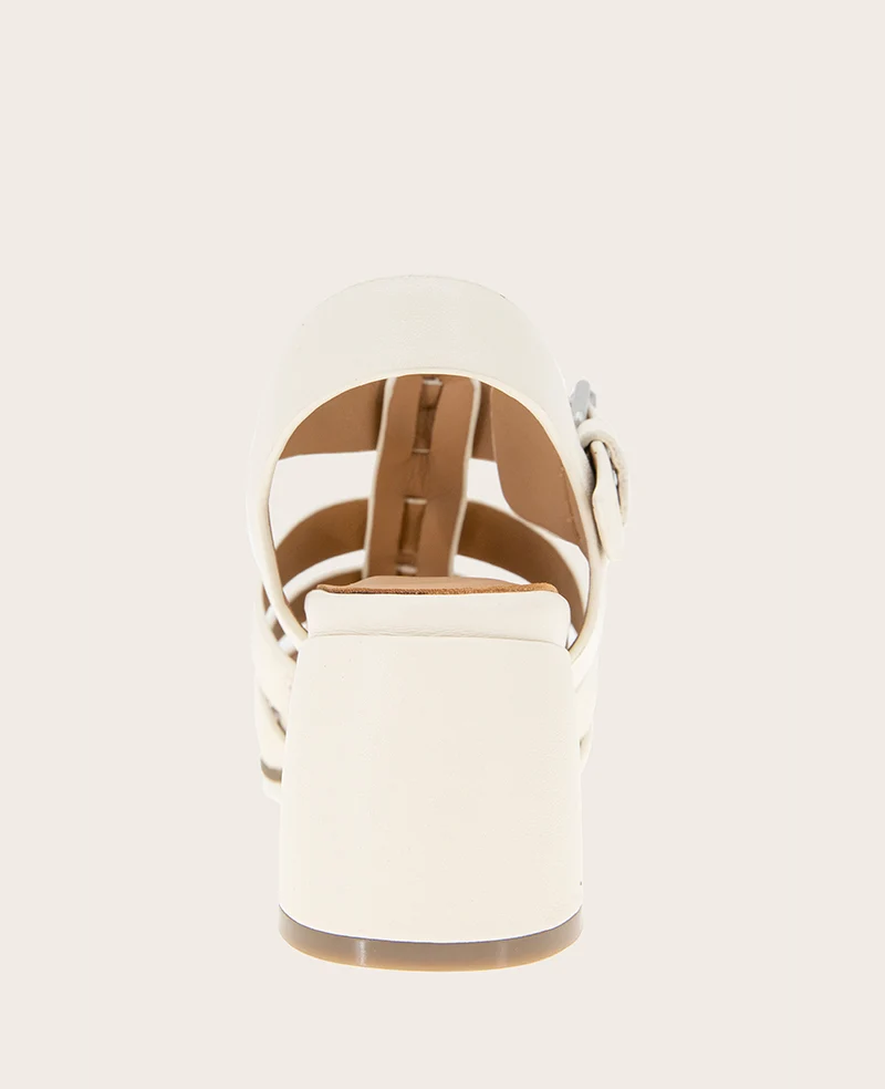 GENTLE SOULS - Margarite Leather Heel Sandal - Image 3