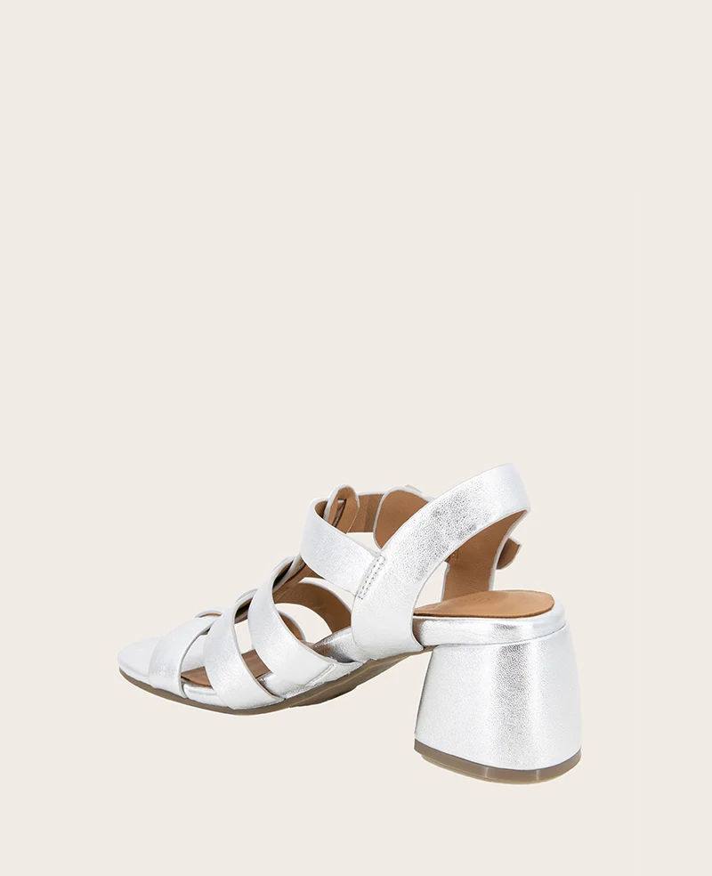 GENTLE SOULS - Margarite Leather Heel Sandal - Image 4