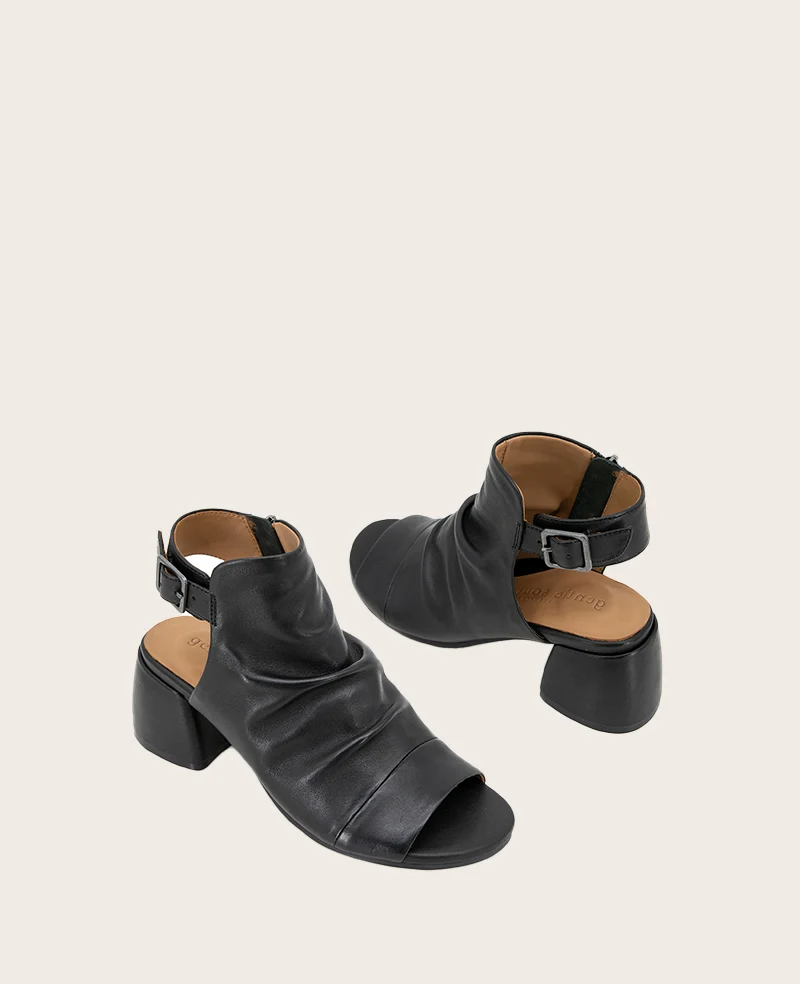 GENTLE SOULS - Marrion Leather Slingback Block Heel Sandal - Image 2