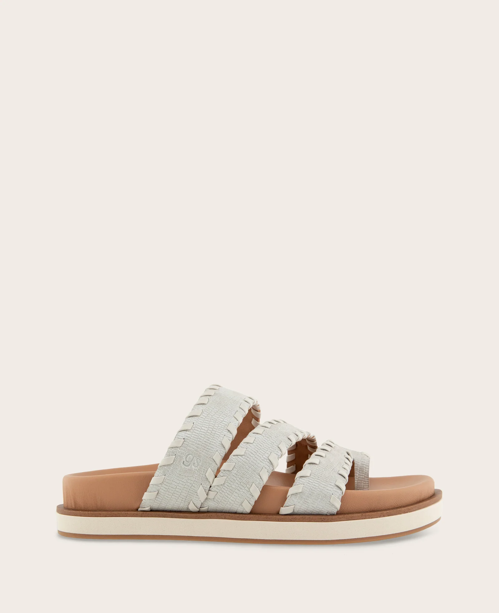 GENTLE SOULS - Niles Embossed Whip Stitch band Sandal