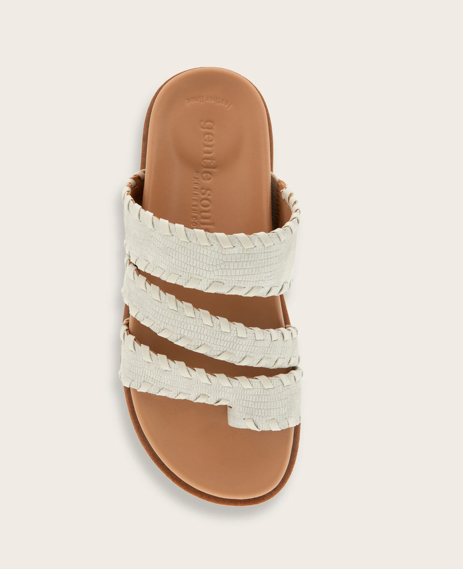 GENTLE SOULS - Niles Embossed Whip Stitch band Sandal - Image 3